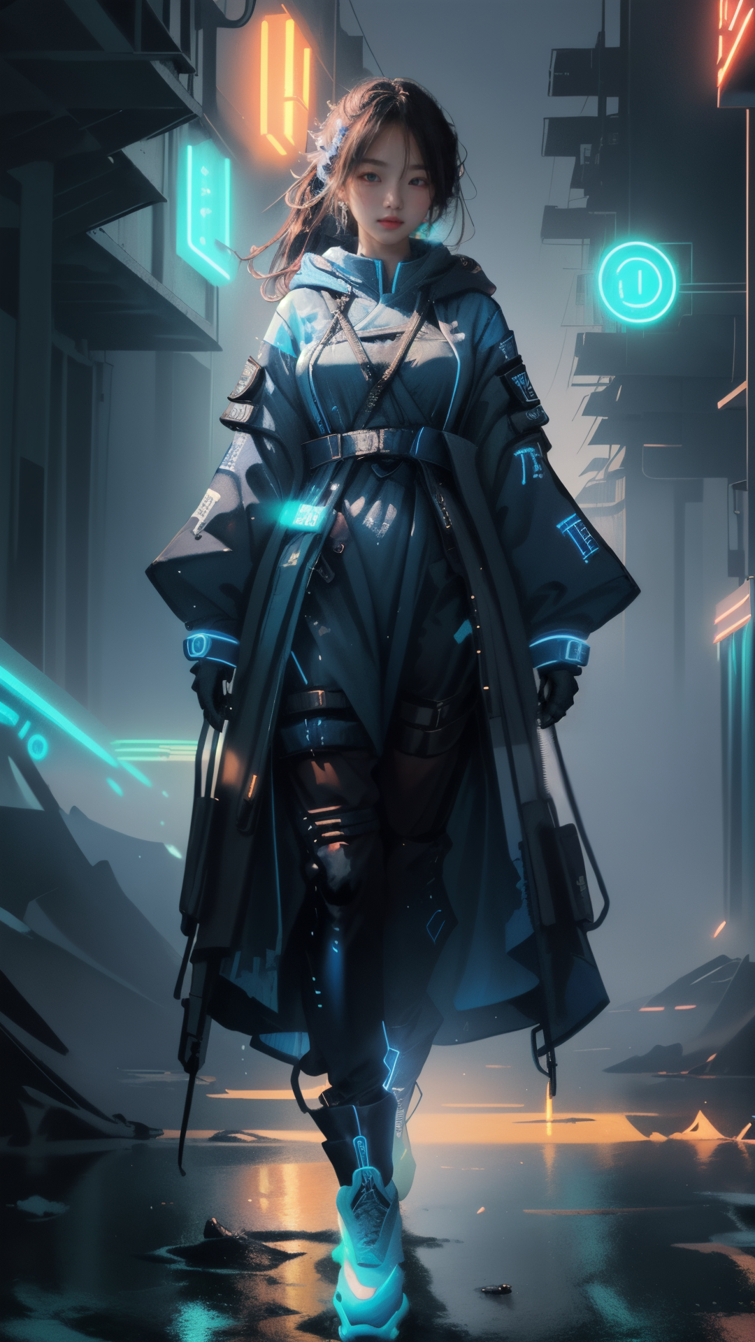 17244-3583803605-masterpiece, best quality,highres, photorealistic, dramatic lighting, 1girl, (easttechwear_(blue, Neonpunkai_)_1.2),slim, monogr.png